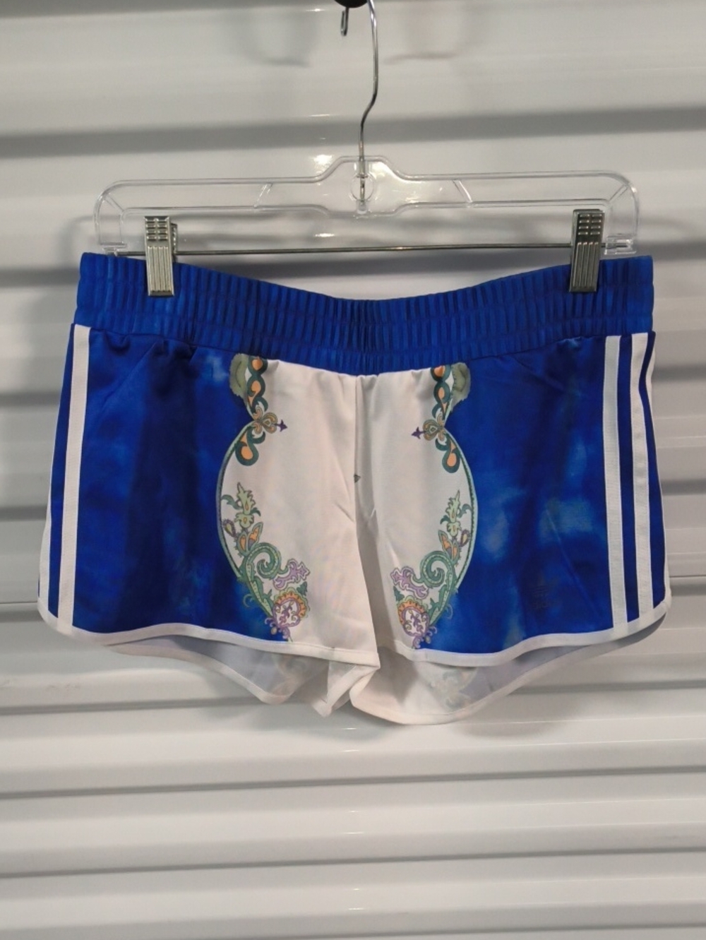 Adidas x Farm Printed Blue Shorts Women's Size M